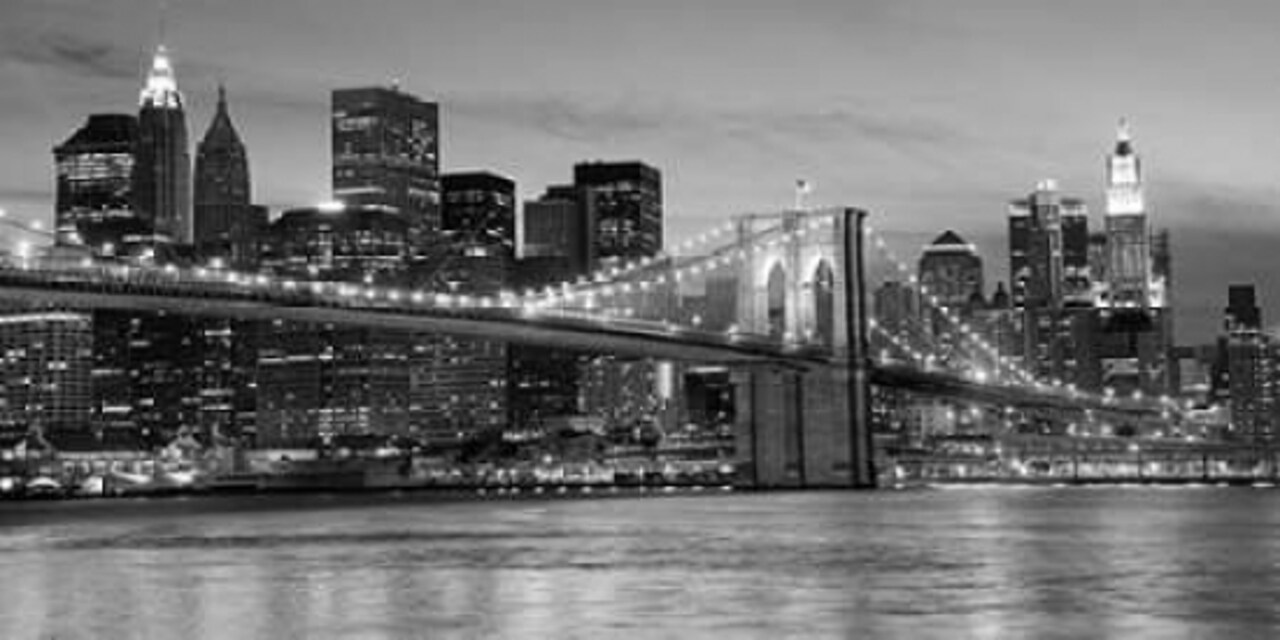 Brooklyn Bridge at Night Poster Print by Anonymous - Item # VARPDX2AP259